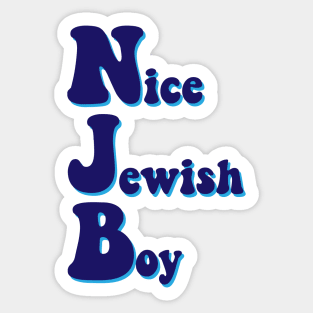 Nice Jewish Boy Sticker